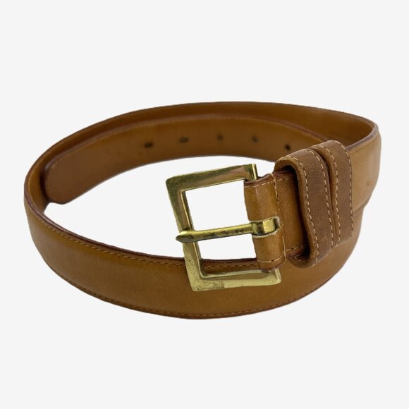 Coach Vintage Tanned Cowhide Leather Belt 7611 Men's Size 32 - Picture 1 of 11